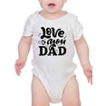thumbnail image 1 of Love You Dad Bodysuit Infant -Smartprints Designs,  12 Months, 1 of 4