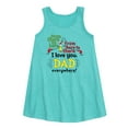 thumbnail image 1 of Love You Dad Everywhere  - Toddler and Youth Girls A-line Dress, 1 of 4