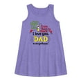 thumbnail image 1 of Love You Dad Everywhere  - Toddler and Youth Girls A-line Dress, 1 of 5