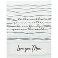 thumbnail image 1 of Pavilion Gift Company - Love You Mom - 12" x 15" Embroidered Plaque, 1 of 9