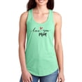 thumbnail image 1 of Love You Mom Minimalistic Racerback Tank Women -Image by Shutterstock, Female Small, 1 of 4