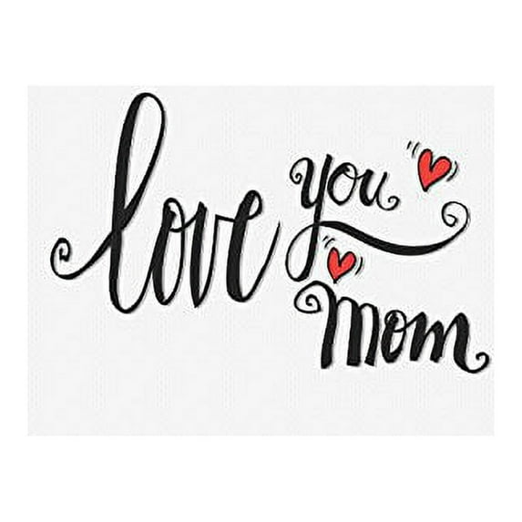 Love You Mom Mouse Pad Gaming Mousepad 9.84"(L) x 7.87"(W)