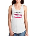 thumbnail image 1 of Love You Mom Pink Banner Racerback Tank Women -Image by Shutterstock, Female x-Large, 1 of 4