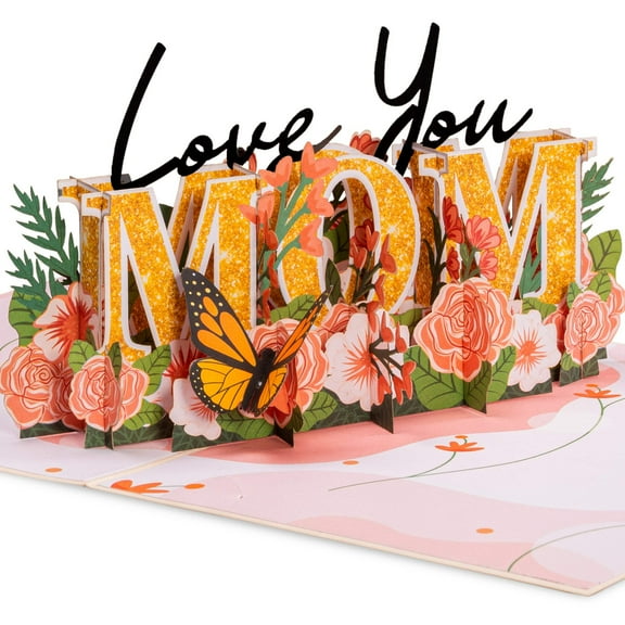 Love You Mom Pop Up Card
