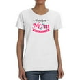 thumbnail image 1 of Love You Mom! Shaped T-Shirt Women -Image by Shutterstock, Female Small, 1 of 4