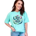 thumbnail image 1 of Love You to the Moon and Back T-Shirt, Celestial Romantic Tee, Cute Heart and Star Design, Moon Lover Gift, Romantic Shirt, Cute Tee, Chalky Mint Comfort Colors T-Shirt, XL, 1 of 1