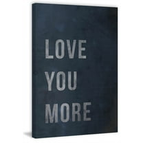 Love You More III Painting Print on Wrapped Canvas