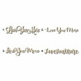 thumbnail image 1 of Love You More Sign Unfinished Wood Cutout Home Decor DIY Option 2- 42" Wide / 1/2", 1 of 3