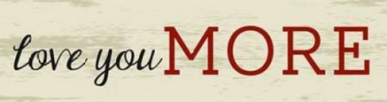 Love You Move Canvas Art - Amber Berninger (12 x 36)