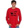 thumbnail image 1 of Love You Pho Real Vietnamese Food Long Sleeve TShirt Men Women Brisco Brands M, 1 of 6