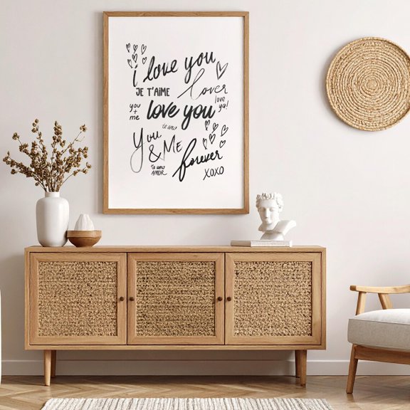 Love You Script Wall Decor