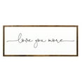 thumbnail image 1 of Love You More Sign 16x32 inches | Bedroom Wall Decor | Master Bedroom Wall Decor | Love Bedroom Wall Decor | I Love You More Sign | Love Bedroom Wall Decor, 1 of 7