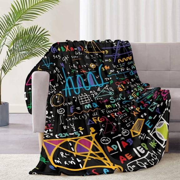 Love You So Math Funny Soft Blanket Throw Blanket Blankets Bed Sofa Fuzzy Blanket for Kids Boys Girls Kid(50"X40")