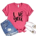 thumbnail image 1 of Love You T-shirt Be Mine Shirts Valentines Day Shirt Romance Top Inspiring Tshirt Positive Quote Gift Women's Soulmate Tee, 1 of 3