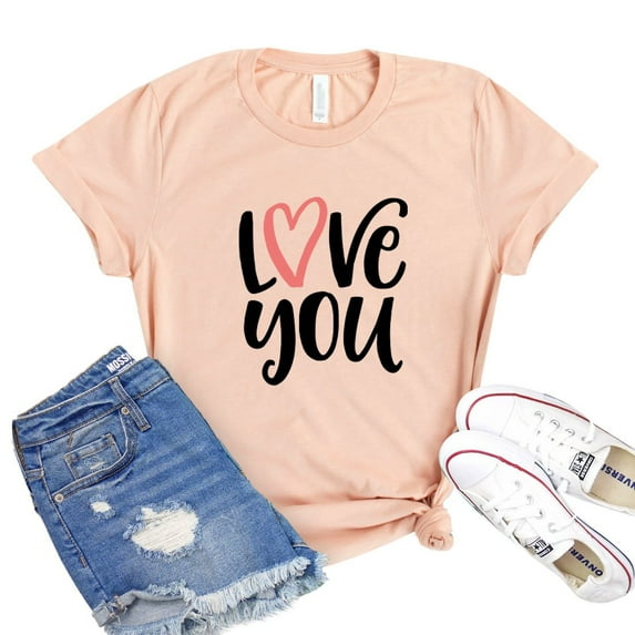 Love You T-shirt Be Mine Shirts Valentines Day Shirt Romance Top Inspiring Tshirt Positive Quote Gift Women's Soulmate Tee