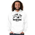 thumbnail image 1 of Love You To Mountains Hiking Couple Unisex Plus Fleece Graphic Hoodie Brisco Brands 2X, 1 of 5