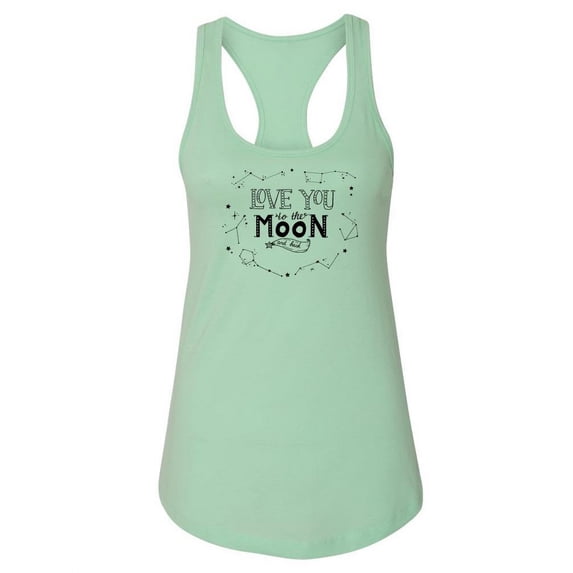 Love You To The Moon And Back! Tank Women -Image by Shutterstock, Female Large