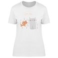 thumbnail image 1 of Love You Two Cats Doodles Tee Women's -Image by Shutterstock, 1 of 2