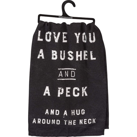 Love You a Bushel and a Peck Tea Towel