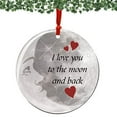 thumbnail image 1 of Love You to The Moon and Back Ornament 2.75 Inch Double Sided Keepsake, 1 of 2