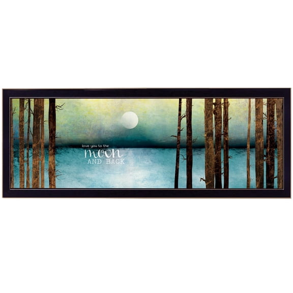 Love You to the Moon and Back by Marla Rae Printed Wall Art Wood Multi-Color