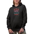 thumbnail image 1 of Love You to the North Pole and Back, Candy Cane Heart Art, Christmas Merch Gift, Black Hooded Sweatshirt or Hoodie, 3XL, 1 of 5