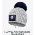 thumbnail image 1 of Love Your Melon Avengers Navy Speckled Kids Pom New, 1 of 4