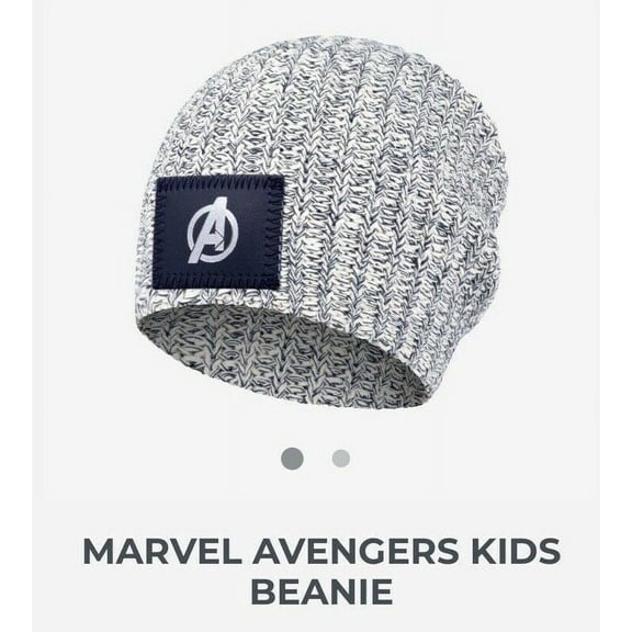 Love Your Melon Marvel X Kids Avengers Navy Speckled Beanie New