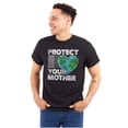 thumbnail image 1 of Love Your Mother Earth Cute Go Green Men's Graphic T Shirt Tees Brisco Brands L, 1 of 4
