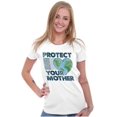 thumbnail image 1 of Love Your Mother Earth Cute Go Green Womens Fitted Plus Size Graphic Tee Brisco Brands 2X, 1 of 5