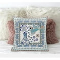 thumbnail image 1 of Love Your Vase Peacock Throw Pillow with Removable Cover in Off-White Blue Gray 20x20, 1 of 5