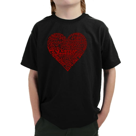 Love Yourself - Boy's Word Art T-Shirt