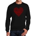 thumbnail image 1 of Love Yourself - Men's Word Art Crewneck Sweatshirt, 1 of 2
