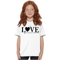 thumbnail image 1 of Love Yourself Self Care Inspirational Girls Kids T Shirt Tees Teen Brisco Brands L, 1 of 6