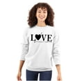 thumbnail image 1 of Love Yourself Self Care Inspirational Women Plus Size Crewneck Sweatshirt Brisco Brands 2X, 1 of 2