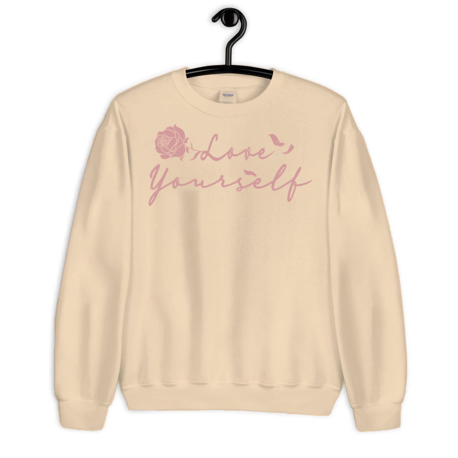 Love Yourself Sneaker Shirt To Match Dunks Rose Whisper, unisex soft