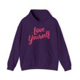 thumbnail image 1 of Love Yourself Unisex Heavy Blend™ Hooded Sweatshirt, 1 of 4