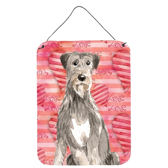 Love a Irish Wolfhound Wall or Door Hanging Prints