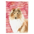 thumbnail image 1 of Love a Rough Collie Garden Flag, 1 of 5