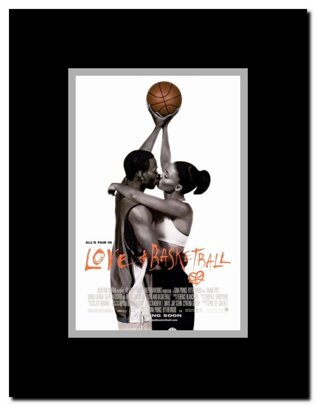 Love and Basketball Framed Movie Poster