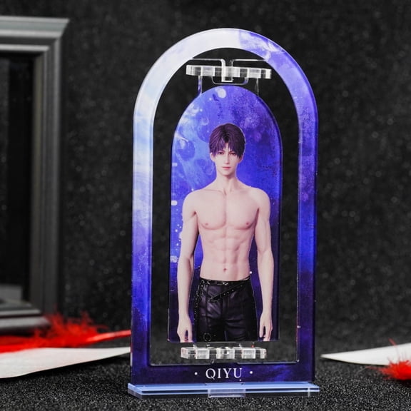 Love and Deepspace Rafayel Rotatable Acrylic Standee |Interchangeable Desk Display & Collectible Gift (1 standee)