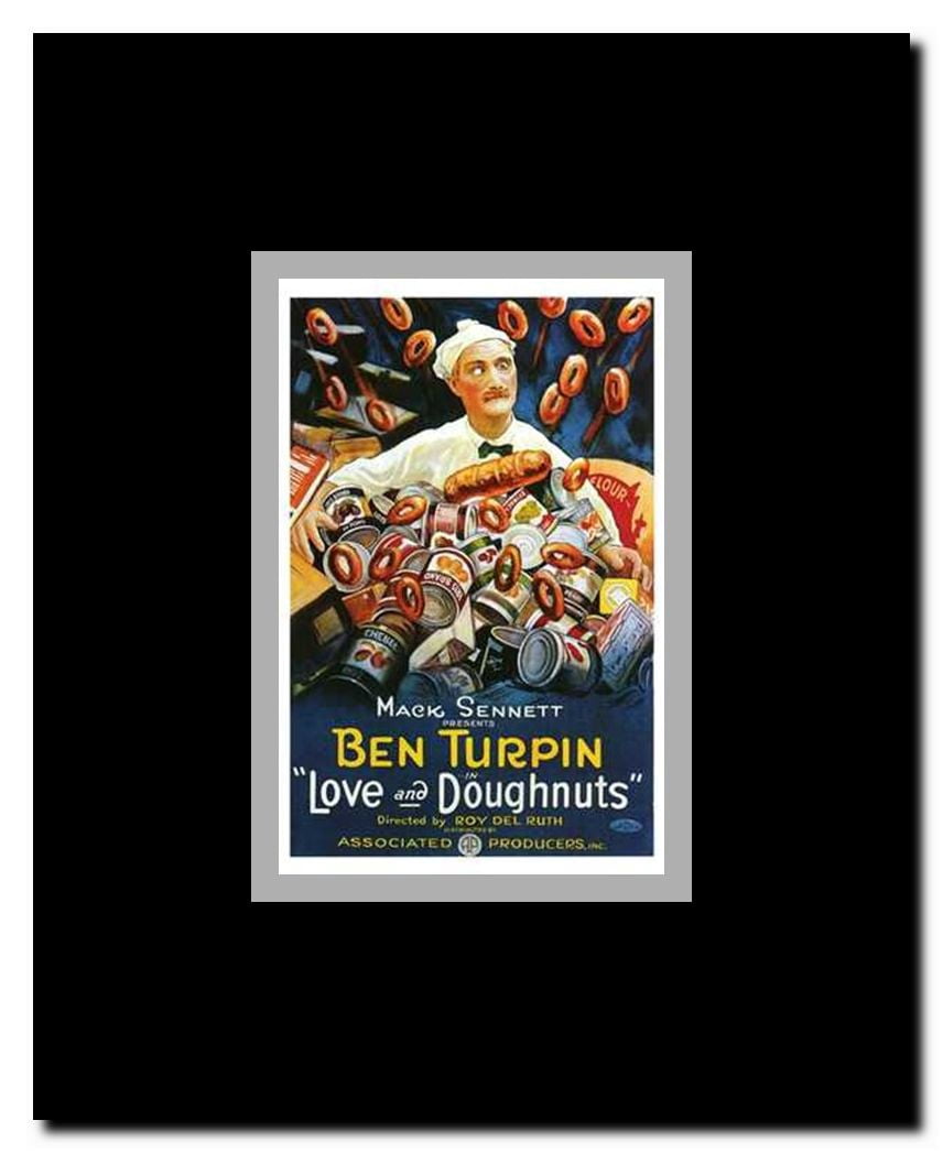 Love and Doughnuts Framed Movie Poster