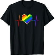 Love and Equality Rainbow Pride T-Shirt - Embrace LGBTQ Community