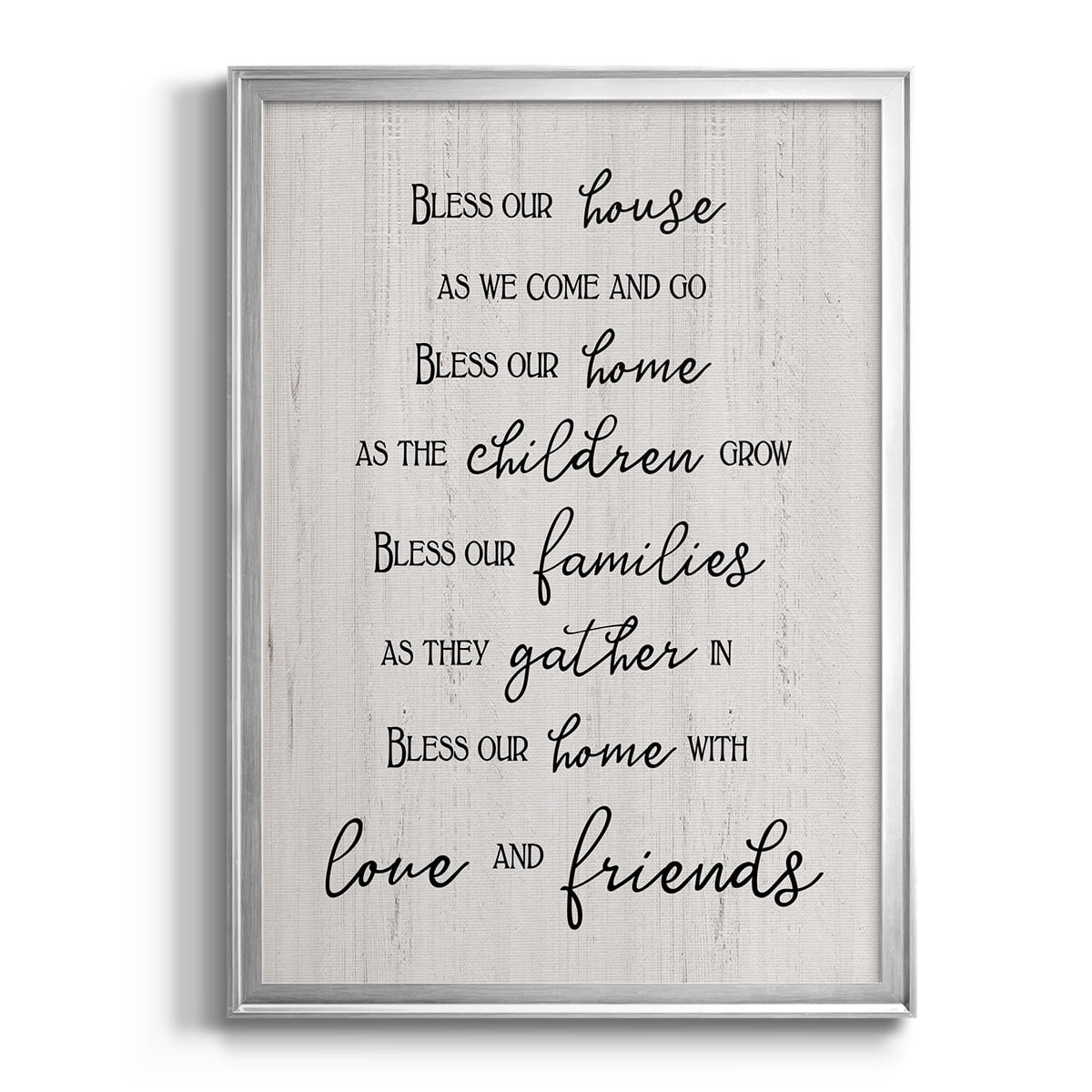 Love and Friends Premium Framed Print - Ready to Hang