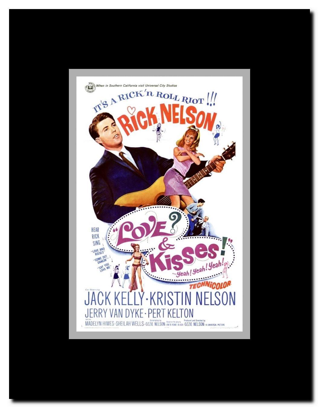 Love and Kisses Framed Movie Poster