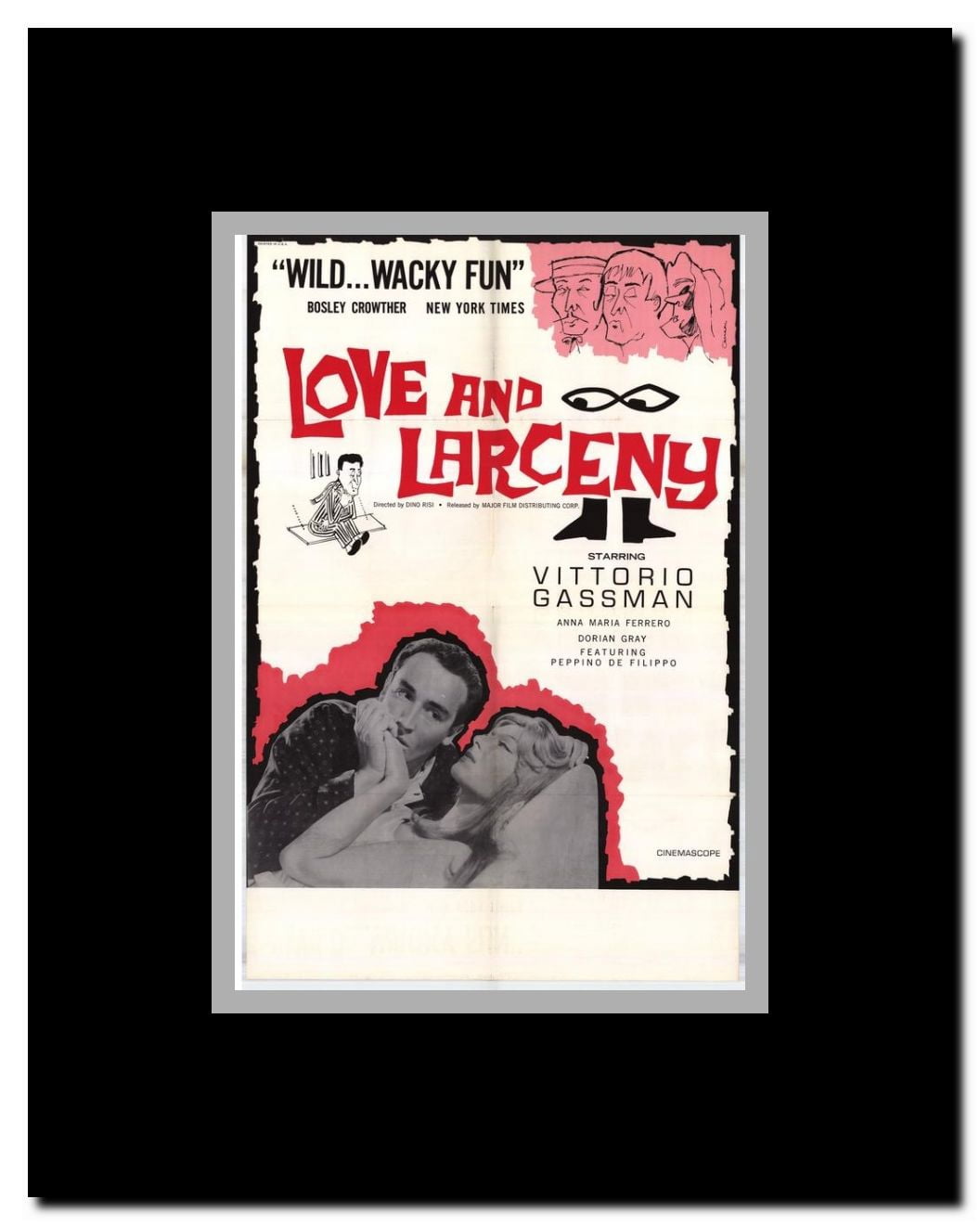 Love and Larceny Framed Movie Poster