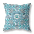 thumbnail image 1 of Love and Liberty Indoor/Outdoor Pillow with Removable Cover in Light Blue White 26x26, 1 of 5