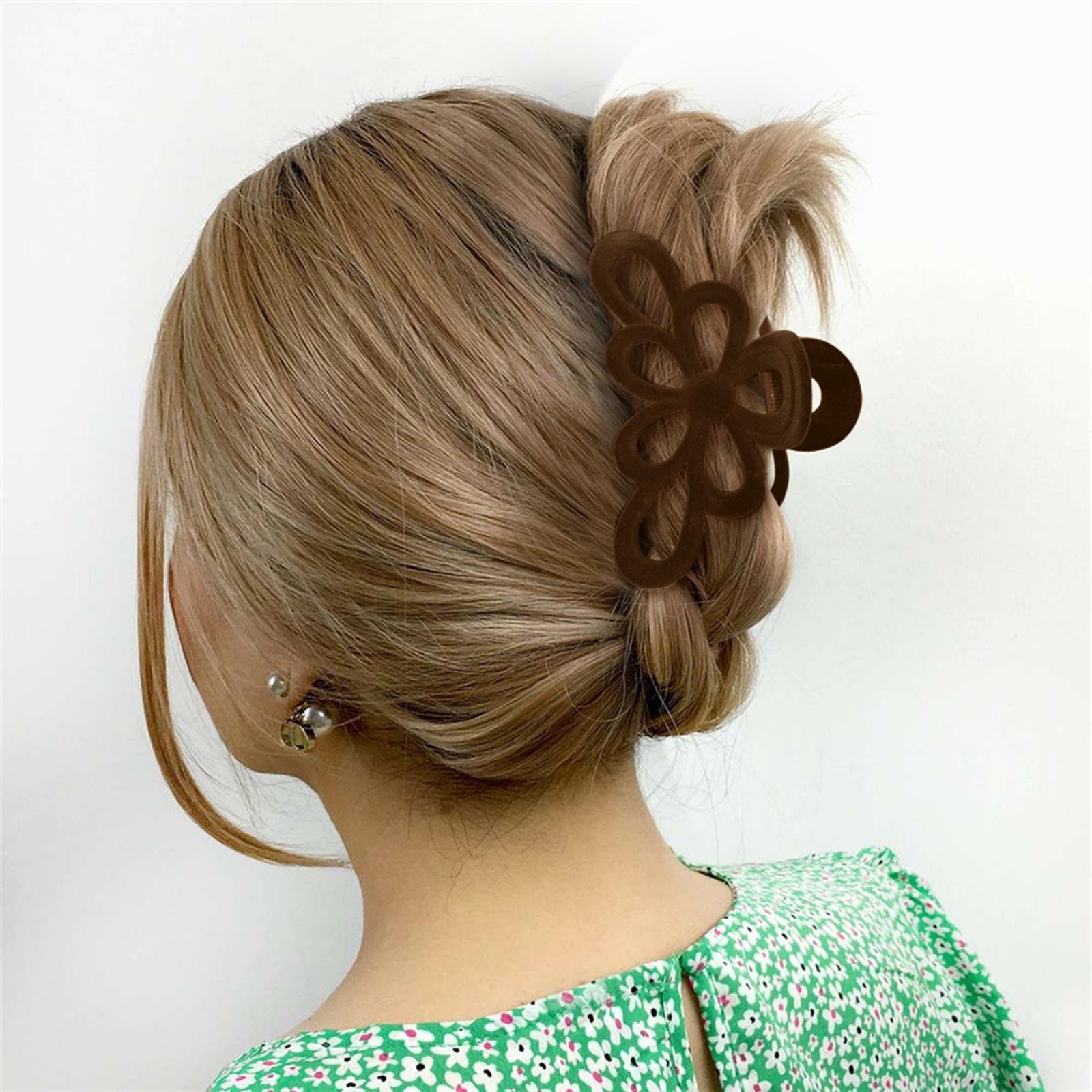 Barrette Clips for Women's Hair Hair Clasp Pin Hair Clasp for Thin Hair Barrettes for Girls Fine Hair Barrettes for Fine Hair Kids Ladies Barrettes for Thin Hair Hair Metal Lot Barrettes Hair Clips