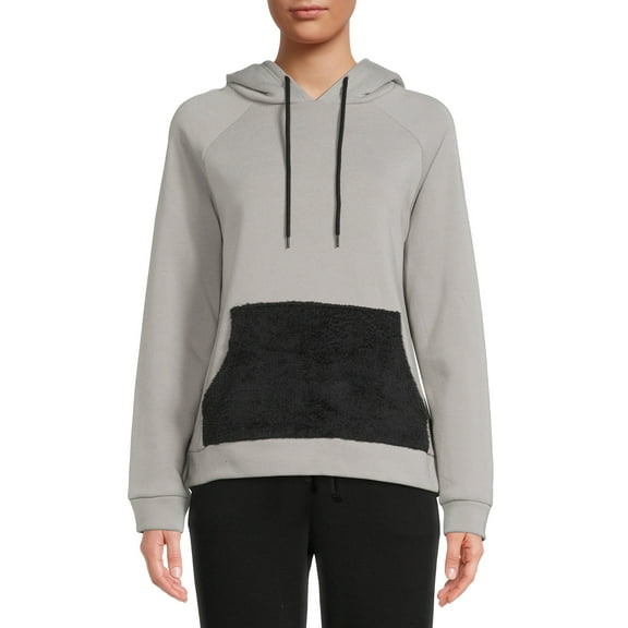 Love at First Sight Juniors' Oversized Fuzzy Sleep Sweatshirt