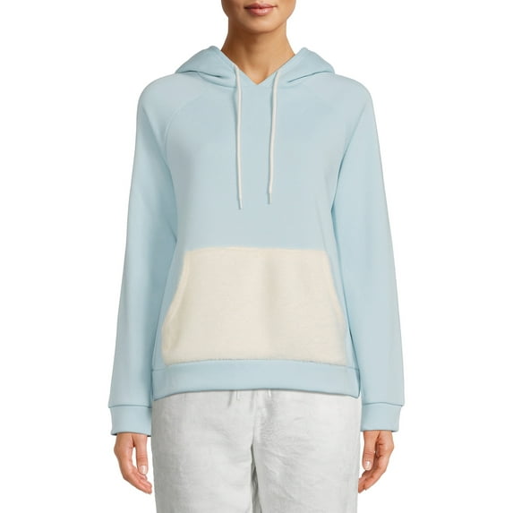 Love at First Sight Juniors' Oversized Fuzzy Sleep Sweatshirt